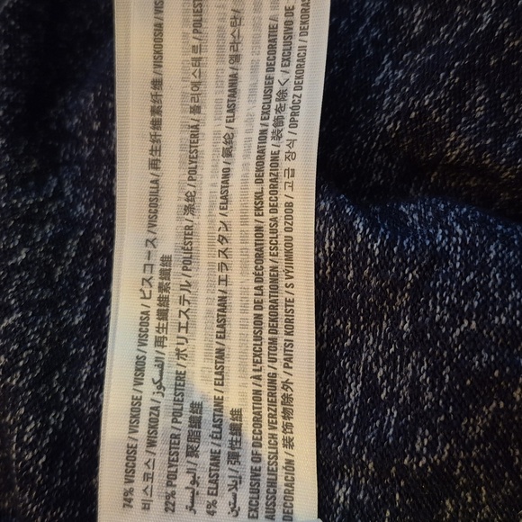 Abercrombie kids girls size 13/14 hooded blue & white hooded shirt VGUC - Picture 6 of 6